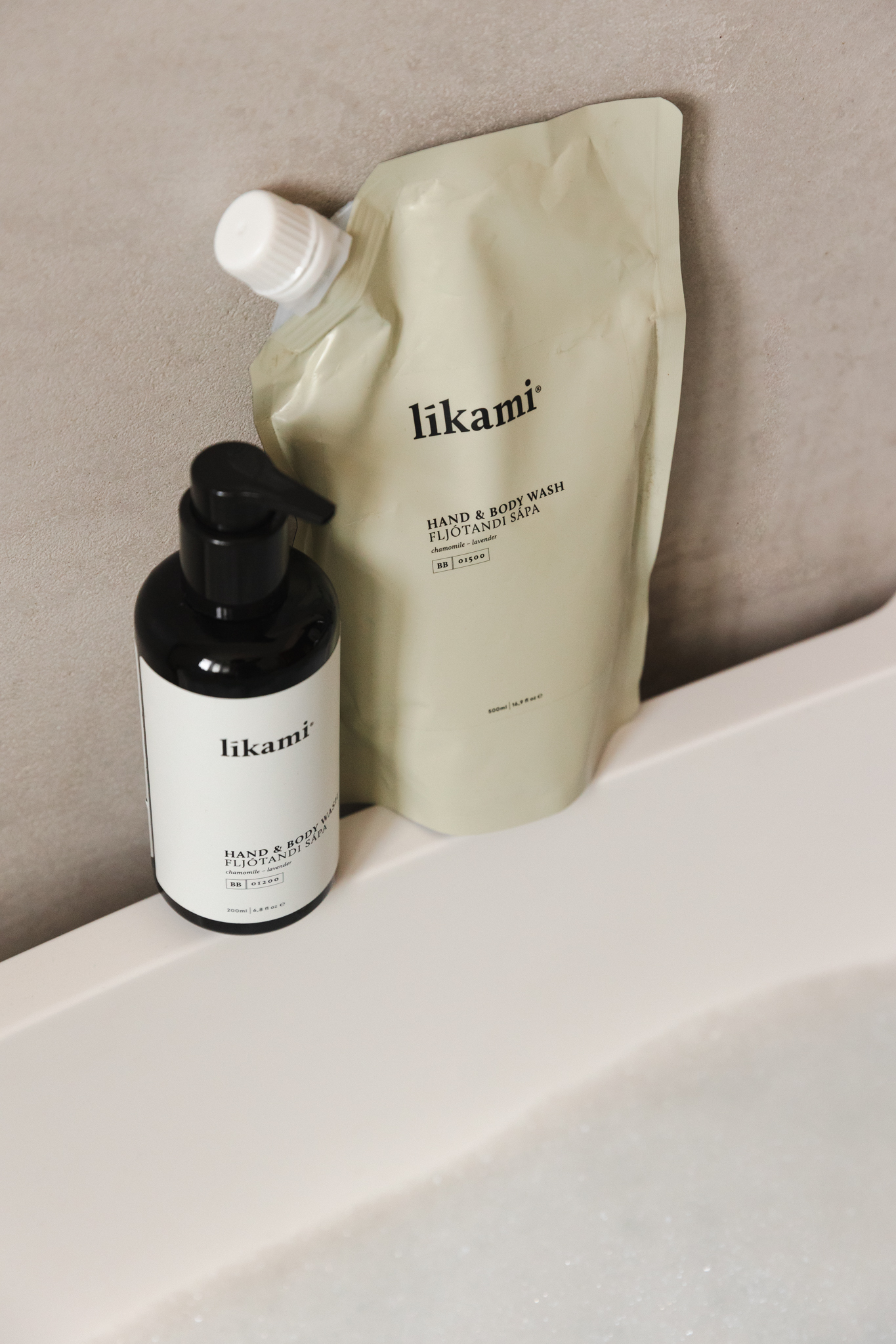 Likami-Hand & Body Wash chamomile-lavender refill